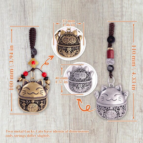 Cat Keychain Set Gift for Girlfriend Boyfriend Couples Mom Pet Lover for Wife - Picture 2 of 6